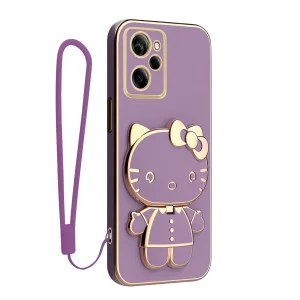 کاور اسپارتان مدل Kitty مناسب برای گوشی موبایل شیائومی Poco X5 Pro به همراه بند نگهدارنده