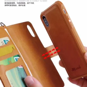 کاور کی دوو مدل jdk مناسب برای گوشی موبایل اپل iPhone 12 / 12 pro به همراه جا کارتی و کیف