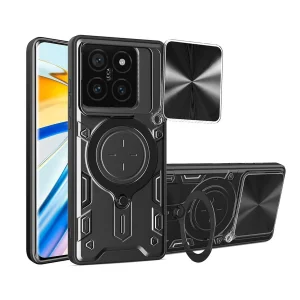 کاور اسپارتان مدل Magnet Ring Apple Strap مناسب برای گوشی موبایل شیائومی 14T Pro به همراه بند آویز