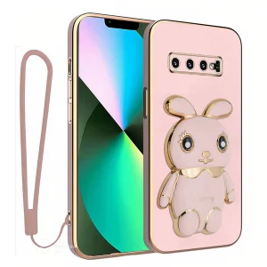 کاور اسپارتان مدل Bunny Strap مناسب برای گوشی موبایل سامسونگ Galaxy S10 به همراه بند