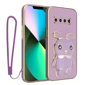 کاور اسپارتان مدل Bunny Strap مناسب برای گوشی موبایل سامسونگ Galaxy S10 به همراه بند