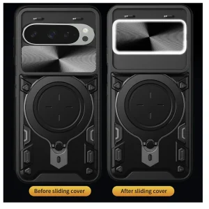 کاور اسپارتان مدل Magnet Ring Strap مناسب برای گوشی موبایل گوگل Pixel 9 Pro به همراه بند آویز