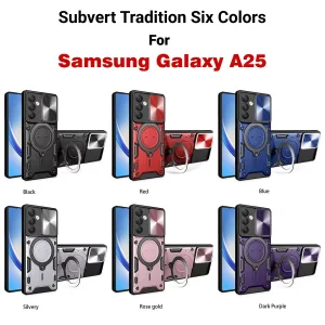 کاور اسپارتان مدل Magnet Ring Apple Strap+ Pen مناسب برای گوشی موبایل سامسونگ Galaxy A36 به همراه قلم و بند آویز