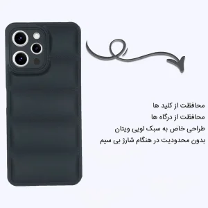 کاور اپیکوی مدل Puffy Puffer مناسب برای گوشی موبایل شیائومی Redmi 12