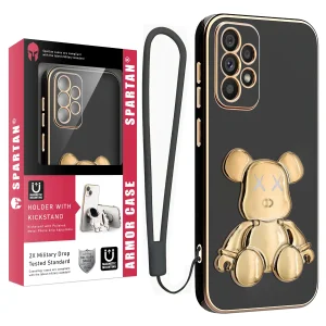 کاور اسپارتان مدل Teddy Bear مناسب برای گوشی موبایل سامسونگ Galaxy A33 5G به همراه بند