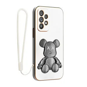 کاور اسپارتان مدل Teddy Bear مناسب برای گوشی موبایل سامسونگ Galaxy A33 5G به همراه بند