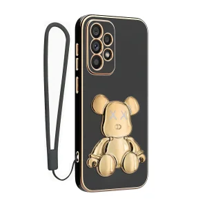 کاور اسپارتان مدل Teddy Bear مناسب برای گوشی موبایل سامسونگ Galaxy A33 5G به همراه بند