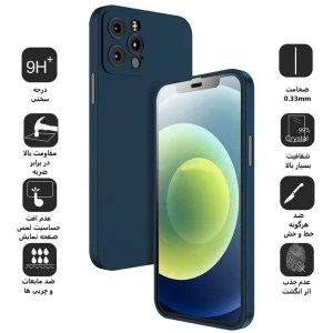 کاور اپیکوی مدل 3IN1 مناسب برای گوشی موبایل اپل iPhone 12 Pro Max به همراه محافظ صفحه نمایش