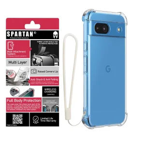 کاور اسپارتان مدل Airbag Strap مناسب برای گوشی موبایل گوگل Pixel 8A به همراه بند آویز