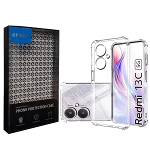 کاور اپیکوی مدل Transparent Clear مناسب برای گوشی موبایل شیائومی Redmi 13C 5G / Poco M6 5G