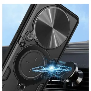 کاور اسپارتان مدل Magnet Ring Strap مناسب برای گوشی موبایل ویوو X100 Pro به همراه بند آویز