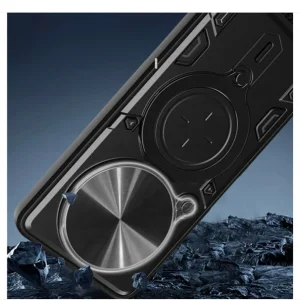 کاور اسپارتان مدل Magnet Ring Strap مناسب برای گوشی موبایل ویوو X100 Pro به همراه بند آویز