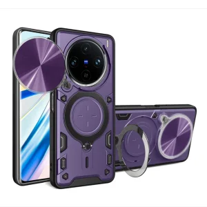 کاور اسپارتان مدل Magnet Ring Strap مناسب برای گوشی موبایل ویوو X100 Pro به همراه بند آویز