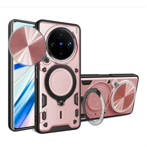 کاور اسپارتان مدل Magnet Ring Strap مناسب برای گوشی موبایل ویوو X100 Pro به همراه بند آویز