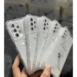 کاور اسپارتان مدل Airbag Four-Sided Apple Strap مناسب برای گوشی موبایل سامسونگ Galaxy A56 به همراه بندآویز