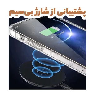 کاور اسپارتان مدل Airbag Four-Sided Apple Strap مناسب برای گوشی موبایل سامسونگ Galaxy A56 به همراه بندآویز