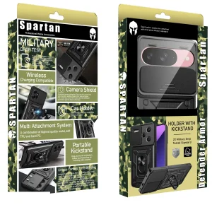 کاور اسپارتان مدل Defender Armor Strap مناسب برای گوشی موبایل گوگل Pixel 9 به همراه بند