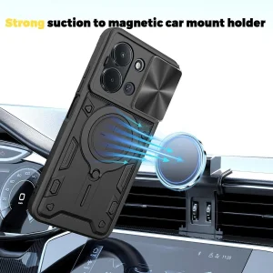 کاور اسپارتان مدل Magnet Ring مناسب برای گوشی موبایل شیائومی Redmi 15c 4G/ Poco C85