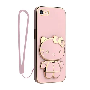 کاور اسپارتان مدل Kitty مناسب برای گوشی موبایل اپل Iphone 7 / 8 به همراه بند نگهدارنده