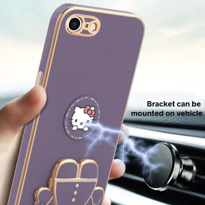 کاور اسپارتان مدل Kitty مناسب برای گوشی موبایل اپل Iphone 7 / 8 به همراه بند نگهدارنده