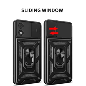 کاور اسپارتان مدل Defender Armor Strap مناسب برای گوشی موبایل موتورولا Moto E14 به همراه بندآویز