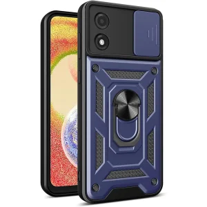 کاور اسپارتان مدل Defender Armor Strap مناسب برای گوشی موبایل موتورولا Moto E14 به همراه بندآویز