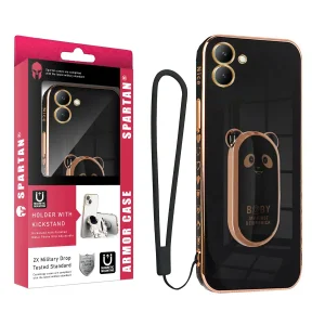 کاور اسپارتان مدل Pop socket Panda Strap مناسب برای گوشی موبایل شیائومی Redmi 13C به همراه بند
