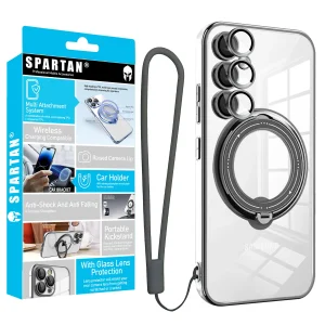 کاور اسپارتان مدل Ring Stand Strap مناسب برای گوشی موبایل سامسونگ Galaxy A16 4G / A16 5Gبه همراه بند