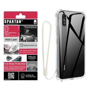 کاور اسپارتان مدل Airbag Strap مناسب برای گوشی موبایل شیائومی Redmi 9A به همراه بندآویز