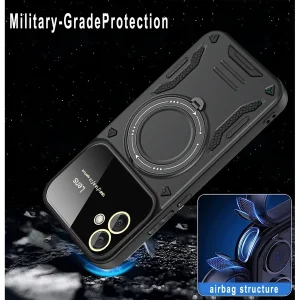 کاور اسپارتان مدل Hybrid Armor Strap مناسب برای گوشی موبایل سامسونگ Galaxy A06 به همراه بند