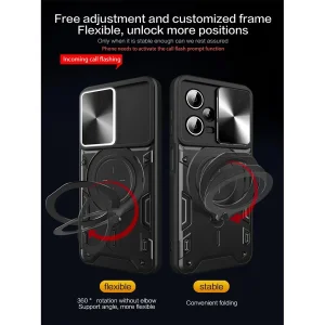 کاور اسپارتان مدل Magnet Ring مناسب برای گوشی موبایل شیائومی Note 12 Pro Plus