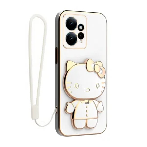 کاور اسپارتان مدل Kitty مناسب برای گوشی موبایل شیائومی Redmi Note 12 4G به همراه بند نگهدارنده