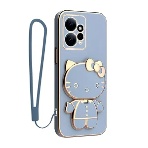 کاور اسپارتان مدل Kitty مناسب برای گوشی موبایل شیائومی Redmi Note 12 4G به همراه بند نگهدارنده