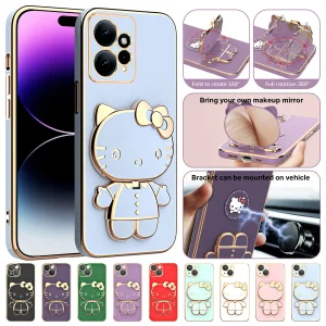 کاور اسپارتان مدل Kitty مناسب برای گوشی موبایل شیائومی Redmi Note 12 4G به همراه بند نگهدارنده