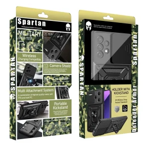 کاور اسپارتان مدل Defender Armor Strap مناسب برای گوشی موبایل سامسونگ Galaxy A53 به همراه بند