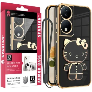 کاور اسپارتان مدل Kitty Strap مناسب برای گوشی موبایل آنر  X7B به همراه بندآویز