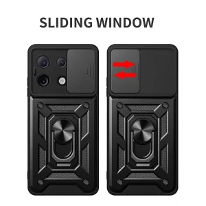 کاور اسپارتان مدل Defender Armor Strap مناسب برای گوشی موبایل شیائومی Redmi Note 14s به همراه بندآویز