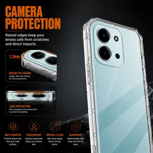 کاور اسپارتان مدل Airbag Four Sided مناسب برای گوشی موبایل شیائومی Redmi 15C/ Poco C85