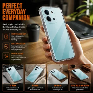 کاور اسپارتان مدل Airbag Four Sided مناسب برای گوشی موبایل شیائومی Redmi 15C/ Poco C85