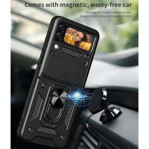 کاور اسپارتان مدل Defender Armor Strap مناسب برای گوشی موبایل سامسونگ  Galaxy Z Flip 5 به همراه بندآویز