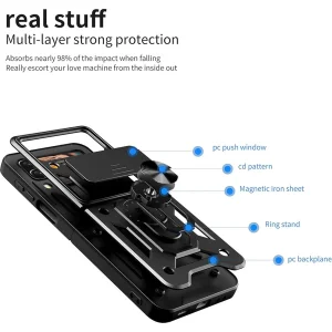 کاور اسپارتان مدل Defender Armor Strap مناسب برای گوشی موبایل سامسونگ  Galaxy Z Flip 5 به همراه بندآویز