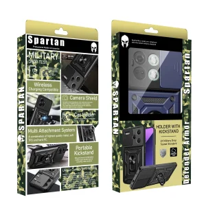 کاور اسپارتان مدل Defender Armor Strap مناسب برای گوشی موبایل وان پلاس 11R / 11 5G / Ace 2 به همراه بندآویز