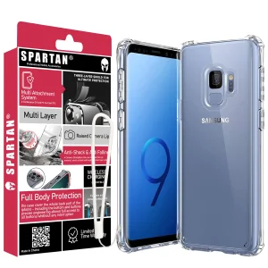 کاور اسپارتان مدل Airbag Strap مناسب برای گوشی موبایل سامسونگ Galaxy S9 به همراه آویز