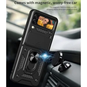 کاور اسپارتان مدل Defender Armor Strap مناسب برای گوشی موبایل سامسونگ Galaxy Z Flip 6 به همراه بند