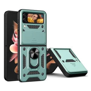 کاور اسپارتان مدل Defender Armor Strap مناسب برای گوشی موبایل سامسونگ Galaxy Z Flip 6 به همراه بند
