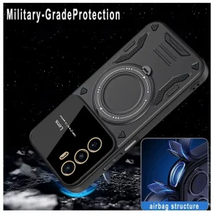 کاور گاردتک مدل Hybrid Armor مناسب برای گوشی موبایل ریلمی C75 به همراه بند