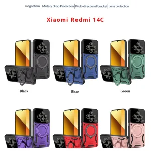 کاور اسپارتان مدل Hybrid Strap مناسب برای گوشی موبایل شیائومی Redmi 14C / Redmi 14R /Poco C75  به همراه بند