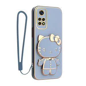 کاور اسپارتان مدل Kitty مناسب برای گوشی موبایل شیائومی Redmi Note 12 Pro 4G / Note 11 Pro به همراه بند نگهدارنده