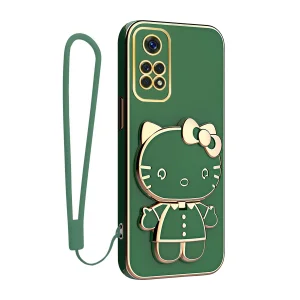 کاور اسپارتان مدل Kitty مناسب برای گوشی موبایل شیائومی Redmi Note 12 Pro 4G / Note 11 Pro به همراه بند نگهدارنده