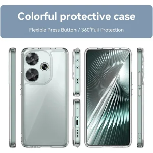 کاور اسپارتان مدل Airbag Space Strap مناسب برای گوشی موبایل شیائومی Poco F6 / Redmi Turbo 3 به همراه بندآویز